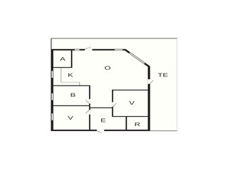 Casa de vacaciones Knebel Plano de planta 38