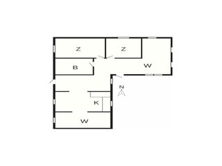 Vakantiehuis Kristinehamn Grondplan 6