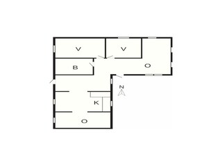 Vakantiehuis Kristinehamn Grondplan 26