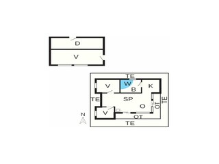 Vakantiehuis Hals Grondplan 22