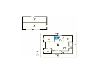 Vakantiehuis Hals Grondplan 4