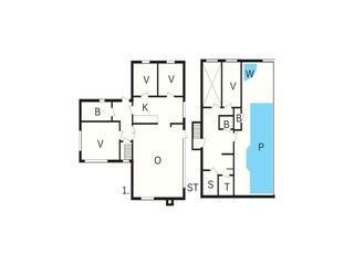 Vakantiehuis Ebeltoft Grondplan 39