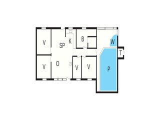 Maison de vacances Ørsted Plan d'étage 36