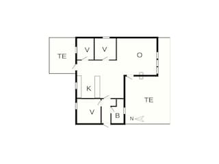 Casa de vacaciones Løkken Plano de planta 3