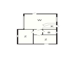 Vakantiehuis Virksund Grondplan 48