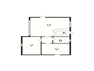 Vakantiehuis Virksund Grondplan 49