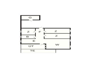 Ferienhaus Vejers Strand Grundriss 43