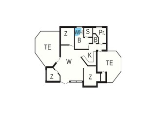 Vakantiehuis Bork Havn Grondplan 26