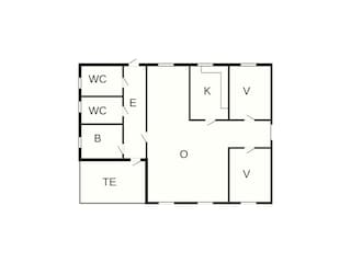 Casa de vacaciones Dalsfjord Plano de planta 3