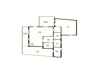Vakantiehuis Frørup Grondplan 28