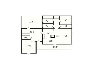 Casa de vacaciones Hou Plano de planta 39