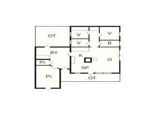 Casa de vacaciones Hou Plano de planta 10