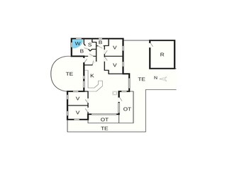 Maison de vacances Thorup Strand Plan d'étage 45