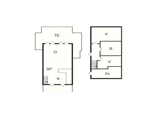 Vakantiehuis Otterup Grondplan 60