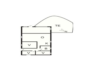 Casa per le vacanze Helligsø Pianta del piano 36