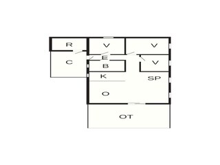 Vakantiehuis Marielyst Grondplan 41