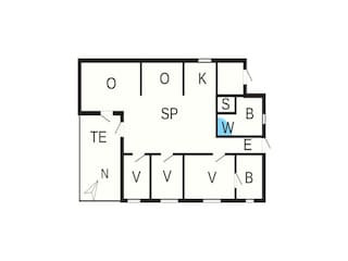 Casa per le vacanze Veddinge Pianta del piano 26