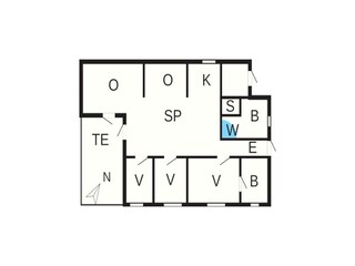 Casa per le vacanze Veddinge Pianta del piano 27