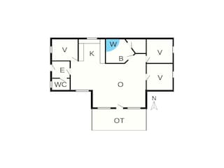 Casa per le vacanze Bork Havn Pianta del piano 41