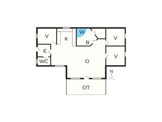 Casa per le vacanze Bork Havn Pianta del piano 41