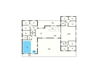 Casa per le vacanze Fjellerup Strand Pianta del piano 27