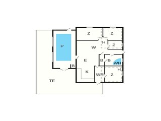 Ferienhaus Djursland Grundriss 4