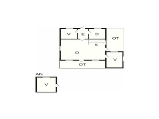 Vakantiehuis Bogø Grondplan 41