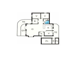 Ferienhaus Lønstrup Grundriss 36