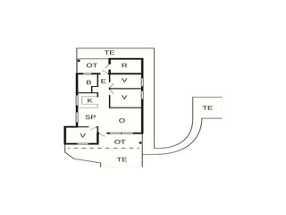Vakantiehuis Blokhus Grondplan 13