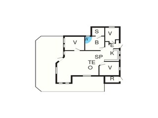 Vakantiehuis Sydals Grondplan 6
