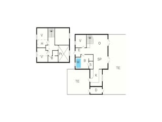Ferienhaus Blokhus Grundriss 2