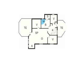 Casa de vacaciones Als Plano de planta 53
