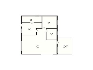 Vakantiehuis Juelsminde Grondplan 9