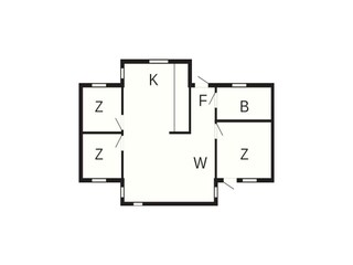 Vakantiehuis Varekil Grondplan 24