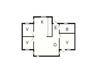 Vakantiehuis Varekil Grondplan 23