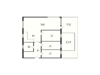 Vakantiehuis Juelsminde Grondplan 34