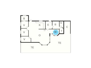 Vakantiehuis Hals Grondplan 49