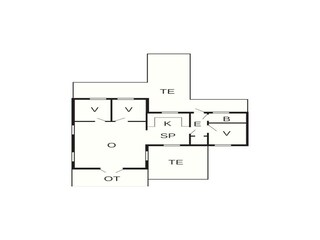 Vakantiehuis Hirtshals Grondplan 20