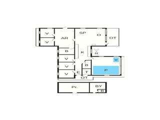 Vakantiehuis Reersø Grondplan 27