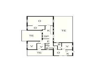 Casa de vacaciones Aalbæk Plano de planta 6