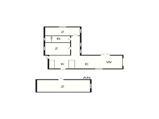 Vakantiehuis Gilleleje Grondplan 36