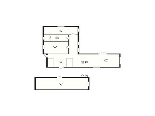 Vakantiehuis Gilleleje Grondplan 37