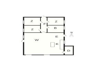 Ferienhaus Sønderho Sogn Grundriss 7