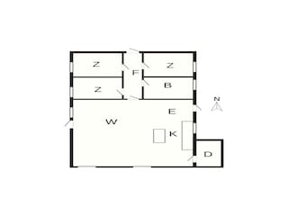Holiday house Sønderho Sogn Floor Plan 27