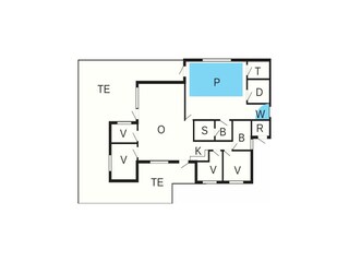 Casa per le vacanze Løkken Pianta del piano 2