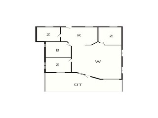 Vakantiehuis Juelsminde Grondplan 5