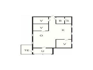 Vakantiehuis Ørsted Grondplan 20