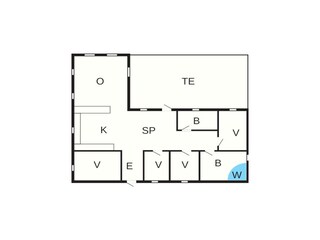 Ferienhaus Vester Husby Grundriss 22