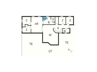 Maison de vacances Vaeggerløse Plan d'étage 6