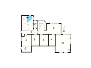 Vakantiehuis Henne Strand Grondplan 48